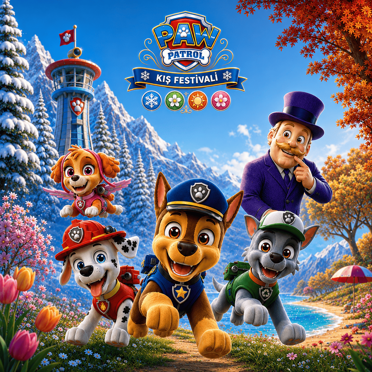 Paw Patrol Kış Festivali